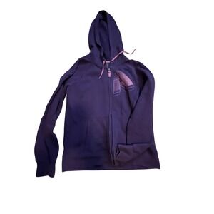 vintage eddie bauer First ascent purple zip sweatshirt jacket size medium